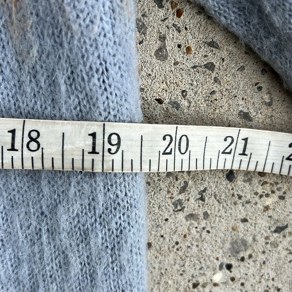 J. Crew Pale Blue Fair Isle Puff Sleeve Relaxed Fit Pullover Sweater Size XS - Picture 9 of 14